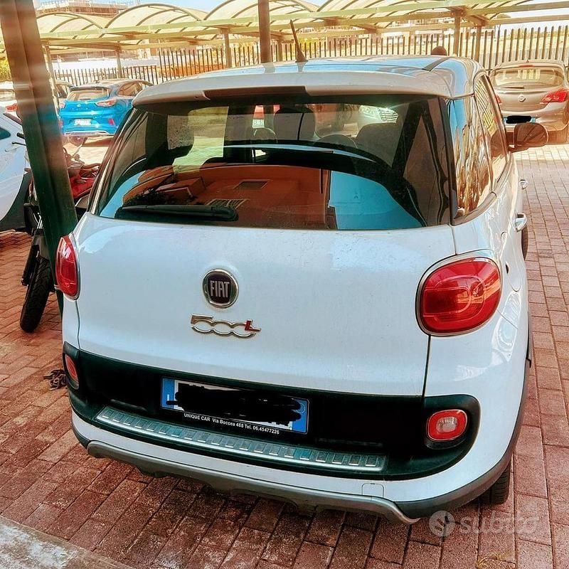 Usata Fiat 500L Trekking 84 CV (61 kW) 2014 Bianco Monovolume