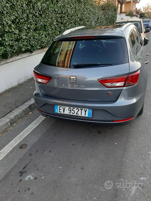 Usata Seat Leon ST FR 184 CV (135 kW) 2014 Grigio Station wagon
