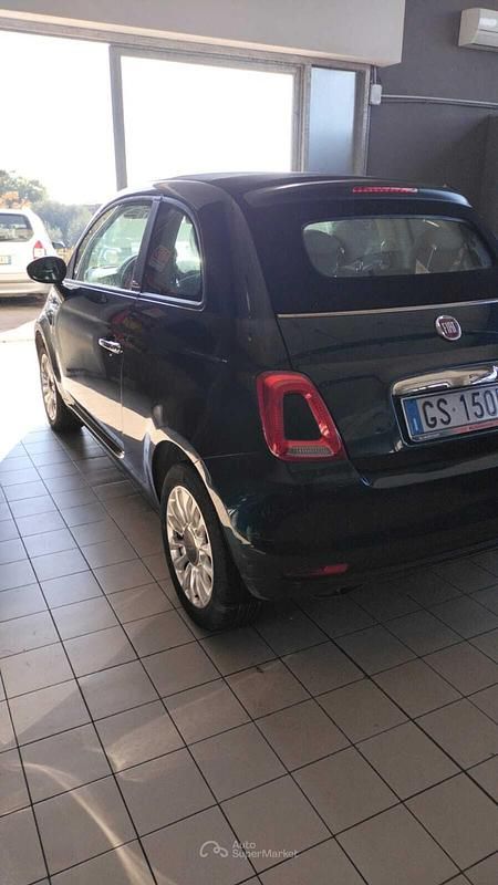 Usata Fiat 500 69 CV (50 kW) 2016 Blu Cabrio