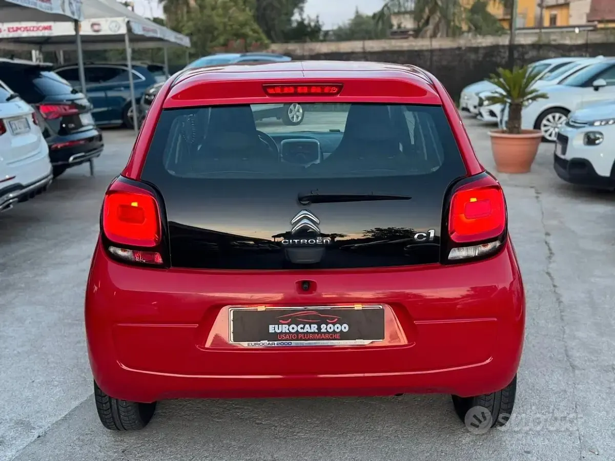 Usata Citroën C1 Live 69 CV (50 kW) 2016 Rosso Utilitaria