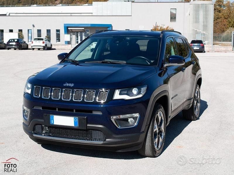 Usata Jeep Compass Limited 140 CV (102 kW) 2018 Blu SUV