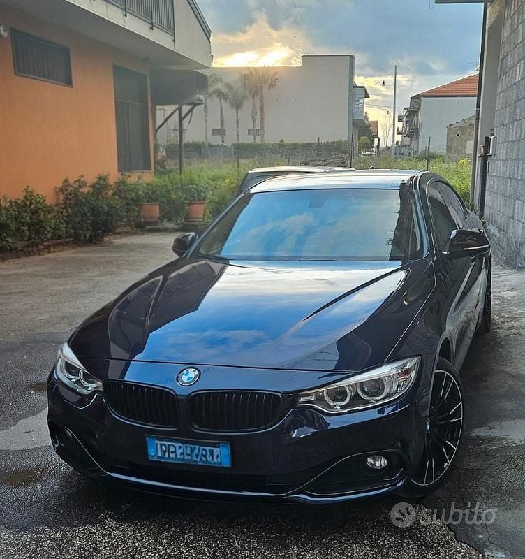 Usata BMW 420 Efficient Dynamics 190 CV (139 kW) 2015 Blu Coupé