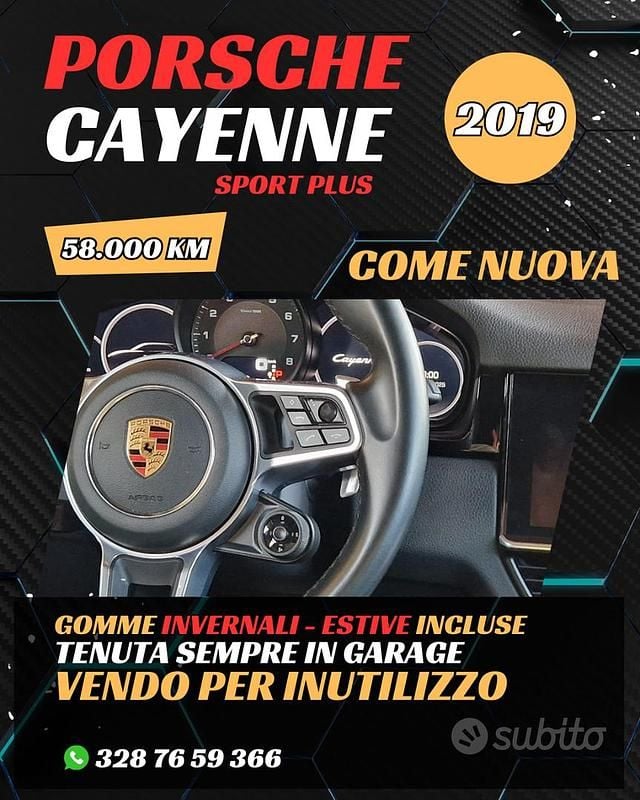 Usata Porsche Cayenne Sport 2019 SUV