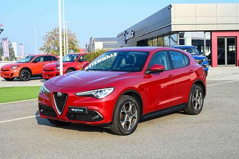 Usata Alfa Romeo Stelvio Executive 210 CV (154 kW) 2017 Rosso SUV