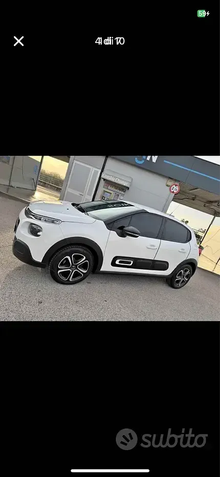 Usata Citroën C3 102 CV (75 kW) 2020 Bianco Utilitaria