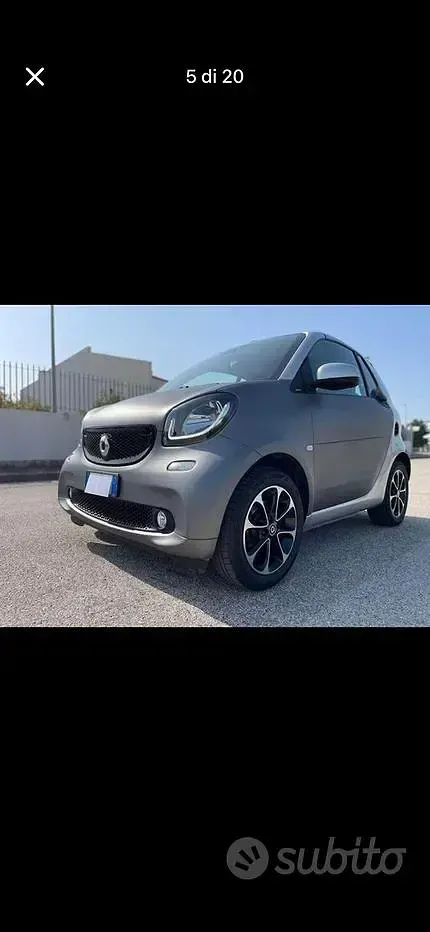 Usata Smart ForTwo Cabrio 71 CV (52 kW) 2016 Grigio Cabrio