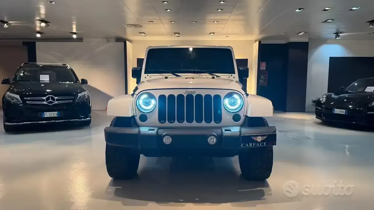 Usata Jeep Wrangler Sahara 200 CV (147 kW) 2016 Bianco SUV