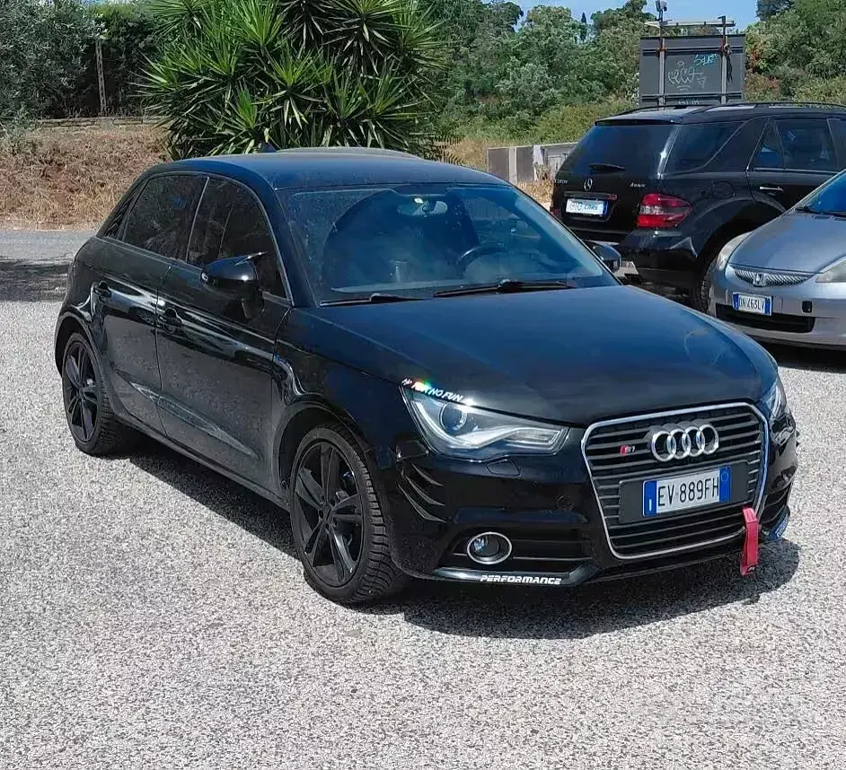 Usata Audi A1 Ambition 90 CV (66 kW) 2012 Nero Utilitaria