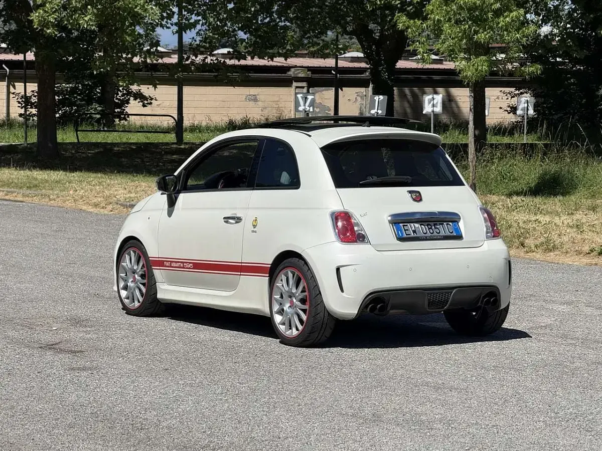Usata Abarth 595 181 CV (133 kW) 2014 Bianco Utilitaria