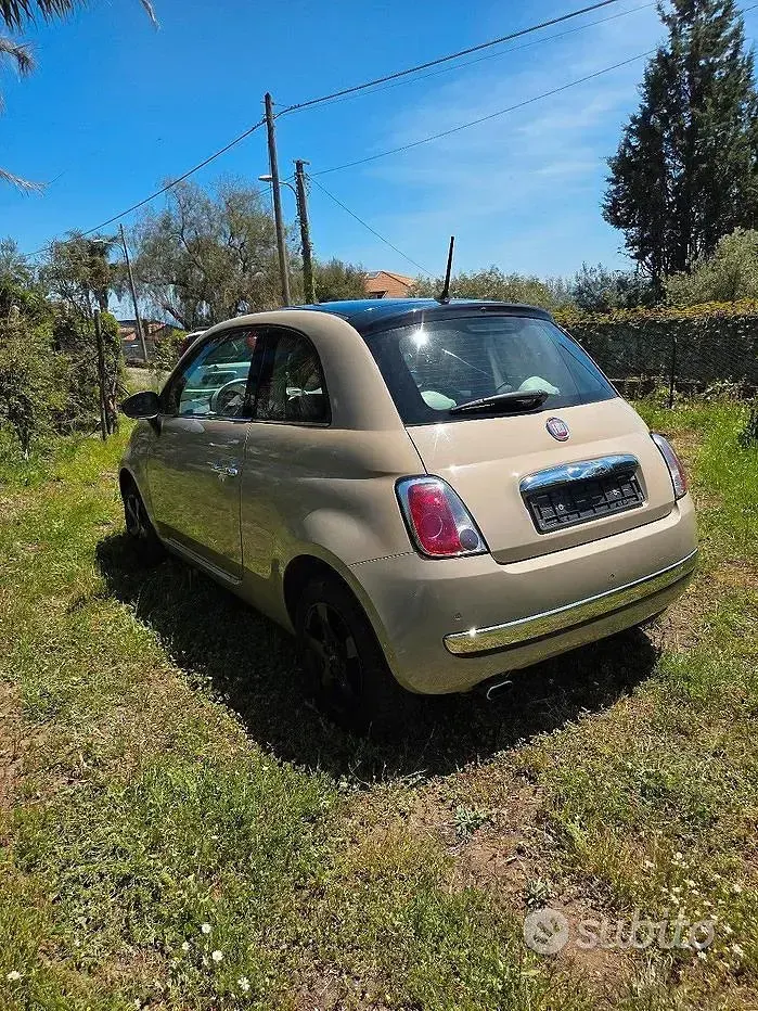Usata Fiat 500 S 69 CV (50 kW) 2014 Beige Utilitaria