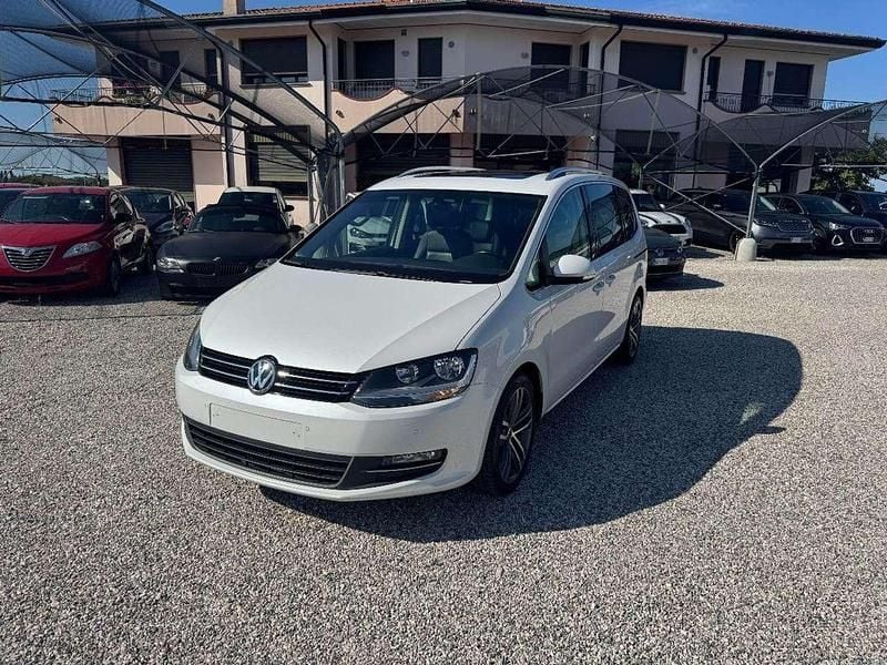 Usata VW Sharan Highline 184 CV (135 kW) 2016 Bianco Monovolume