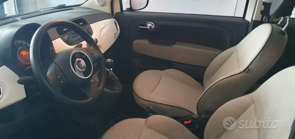 Usata Fiat 500 Pop 69 CV (50 kW) 2010 Bianco Utilitaria
