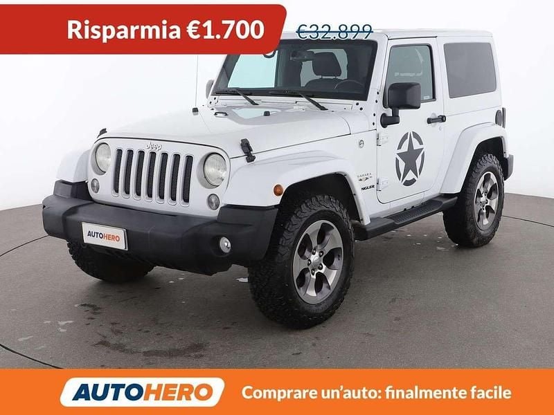 Usata Jeep Wrangler Sahara 200 CV (147 kW) 2016 Bianco SUV