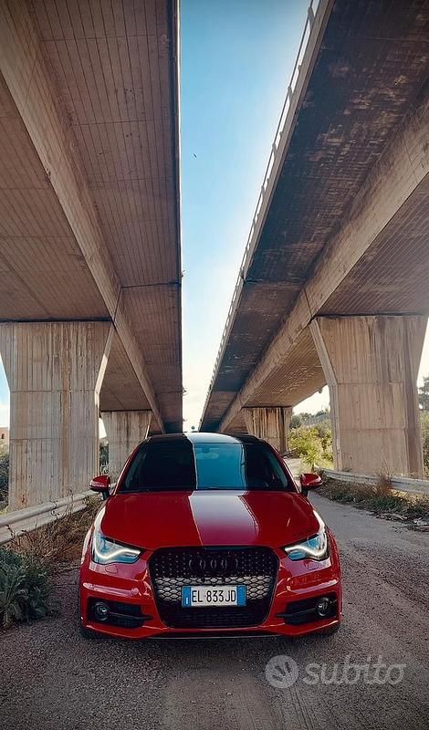 Usata Audi A1 S-Line 143 CV (105 kW) 2012 Rosso Utilitaria