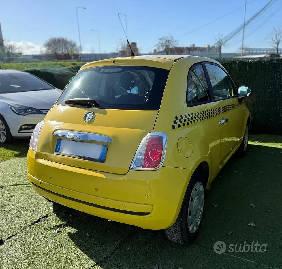 Occasion Fiat 500 75 ch (55 kW) 2009 Jaune Cabriolet