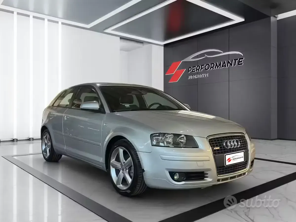 Usata Audi A3 Ambiente 140 CV (102 kW) 2007 Grigio Utilitaria