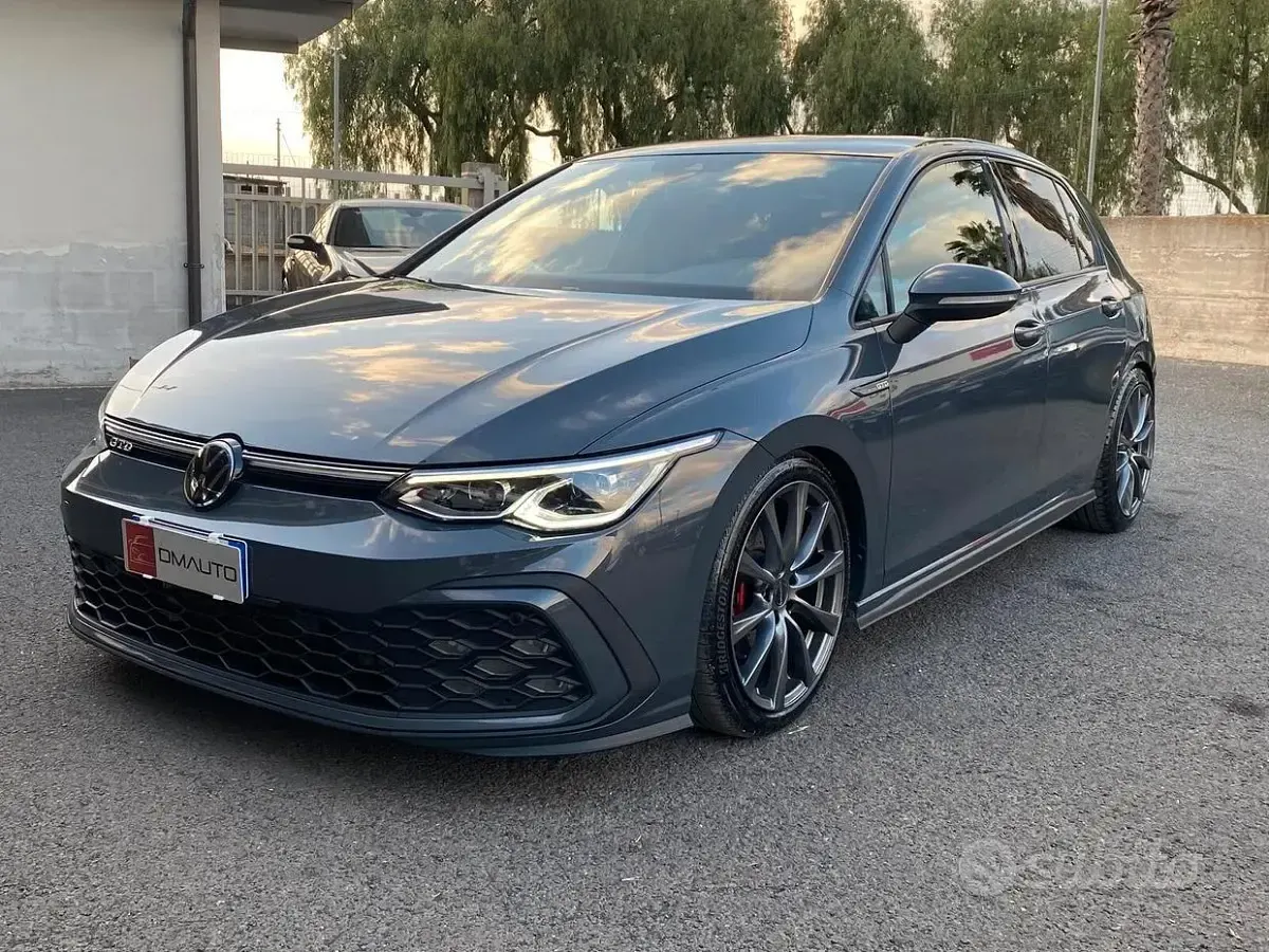 Usata VW Golf VIII GTD 200 CV (147 kW) 2022 Grigio Berlina