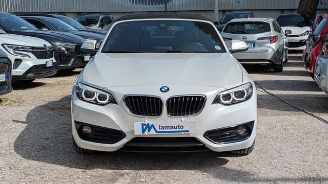 Usata BMW 218 Advantage 150 CV (110 kW) 2018 Bianco Cabrio