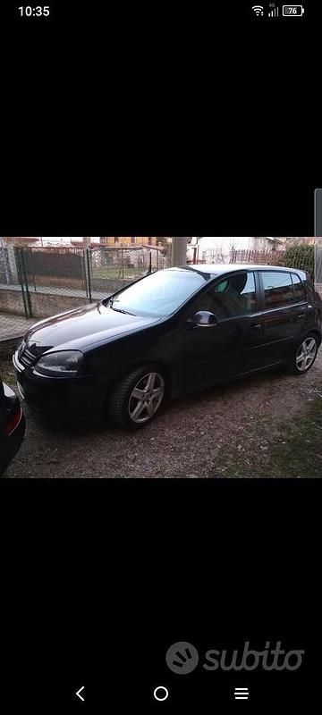 Begagnad VW Golf V GTD 140 HK (102 kW) 2007 Svart Sedan