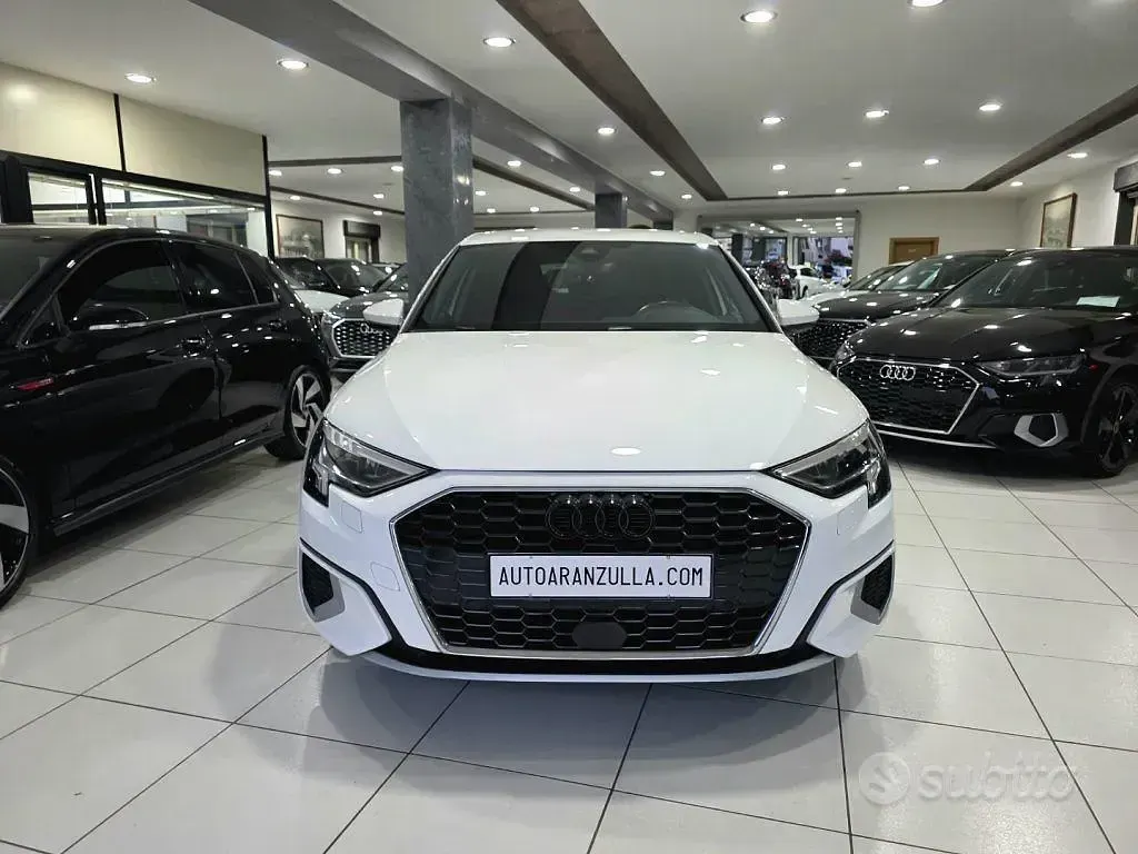 Usata Audi A3 Advanced 116 CV (85 kW) 2021 Bianco Berlina