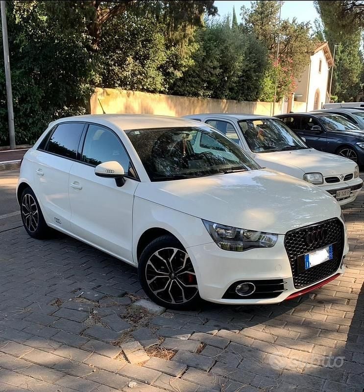 Usata Audi A1 Sportback Ambition 86 CV (63 kW) 2013 Bianco Utilitaria