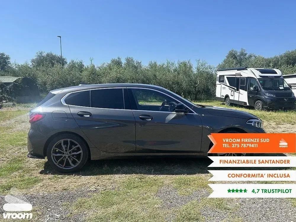 Usata BMW 118 Sport Line 136 CV (100 kW) 2021 Grigio Utilitaria