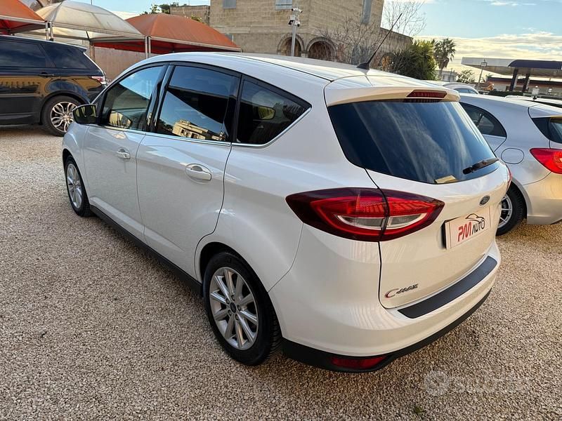 Usata Ford C-MAX Titanium 120 CV (88 kW) 2017 Bianco Monovolume