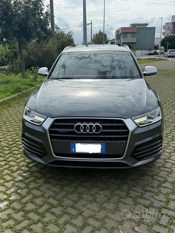 Usata Audi Q3 S-Line 150 CV (110 kW) 2017 Grigio SUV