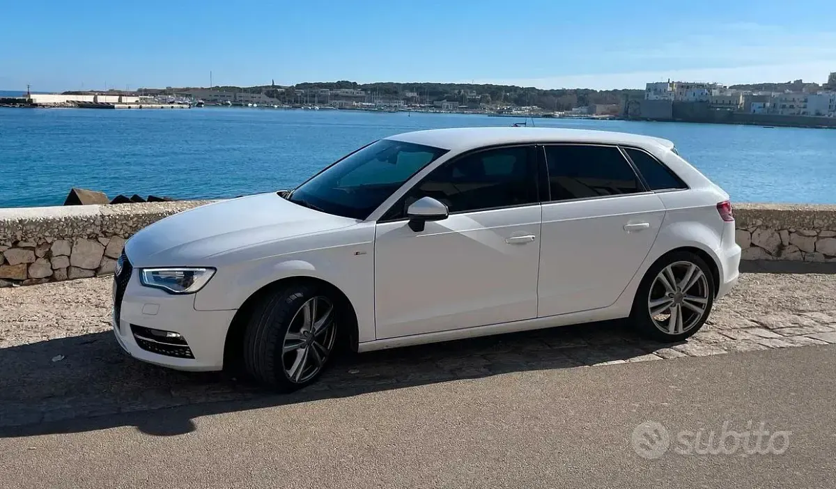 Usata Audi A3 S-Line 184 CV (135 kW) 2016 Bianco Berlina