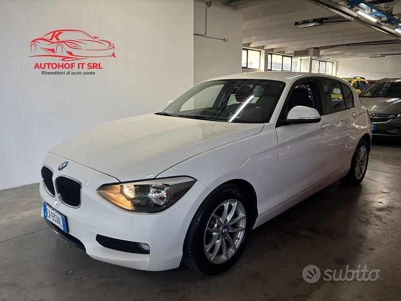 Usata BMW 118 Comfort Edition 142 CV (104 kW) 2014 Bianco Utilitaria
