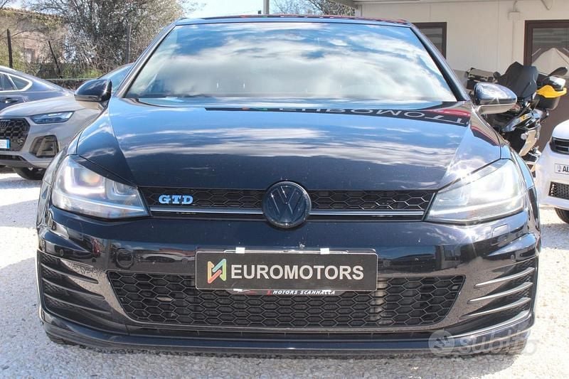 Usata VW Golf VII GTD 184 CV (135 kW) 2015 Nero Berlina