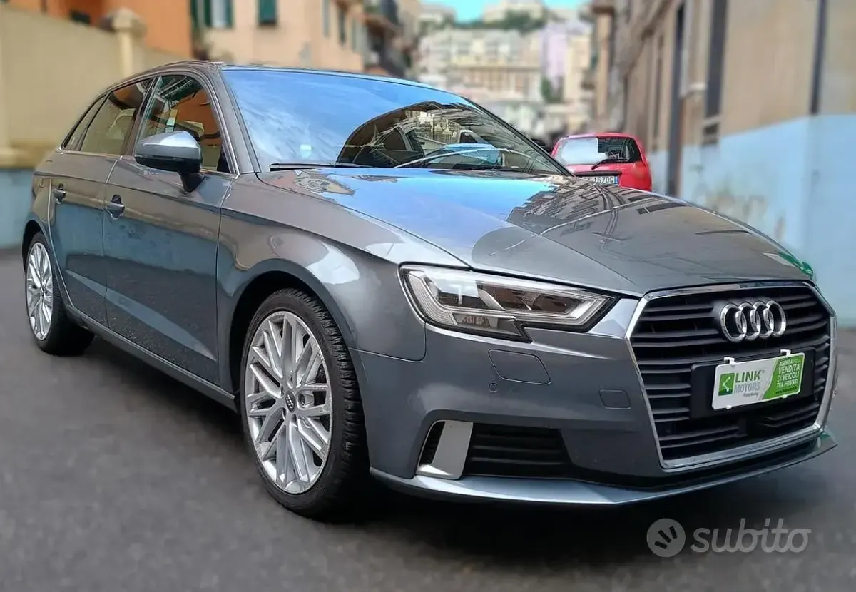 Usata Audi A3 Sport 150 CV (110 kW) 2018 Grigio Berlina