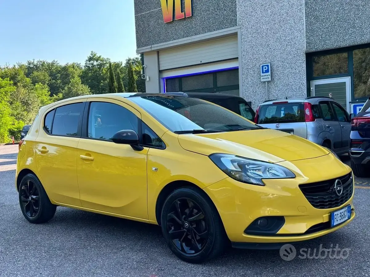 Usata Opel Corsa 90 CV (66 kW) 2016 Giallo Utilitaria