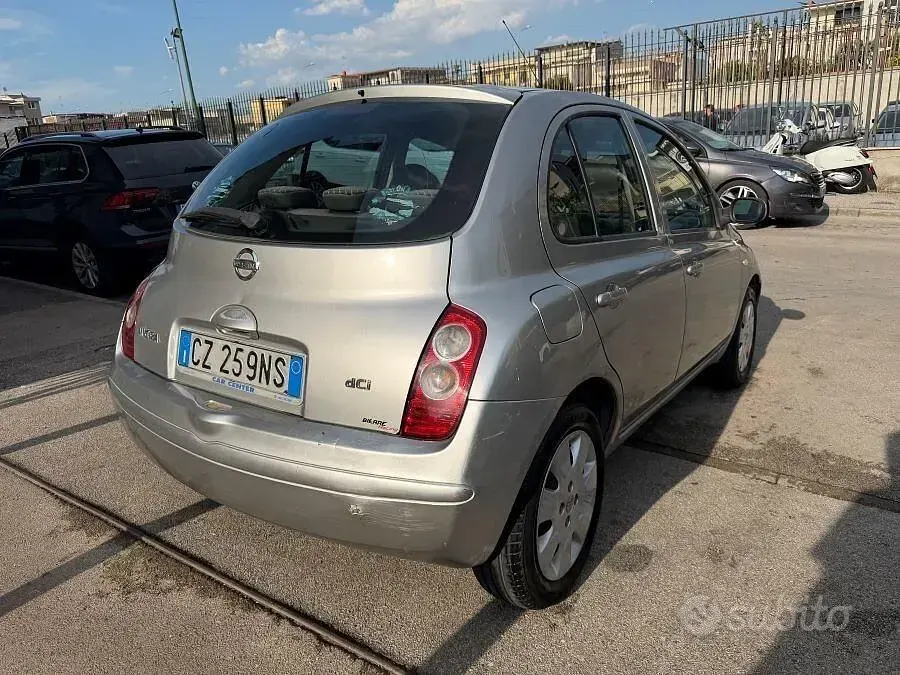 Usata Nissan Micra Acenta 82 CV (60 kW) 2006 Grigio Berlina