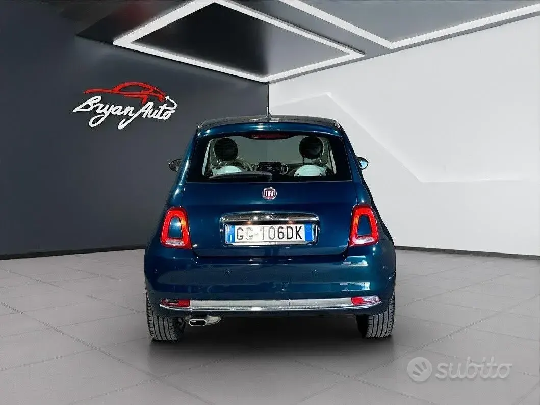 Usata Fiat 500 Lounge 69 CV (50 kW) 2019 Blu Berlina