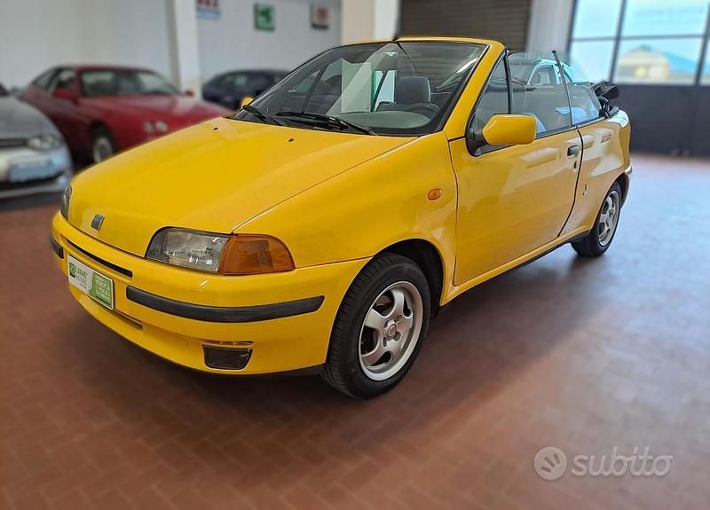 Usata Fiat Punto Cabriolet 60 CV (44 kW) 1999 Giallo Cabrio