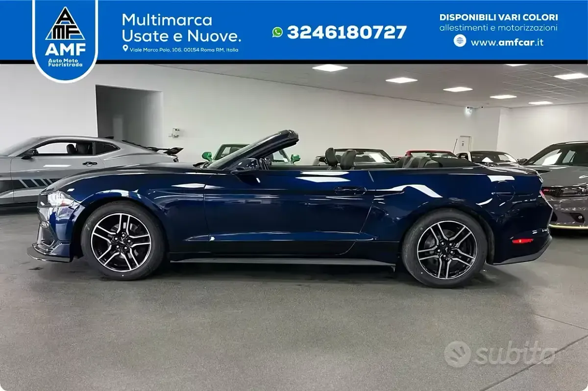 Usata Ford Mustang Premium 291 CV (214 kW) 2020 Blu Coupé