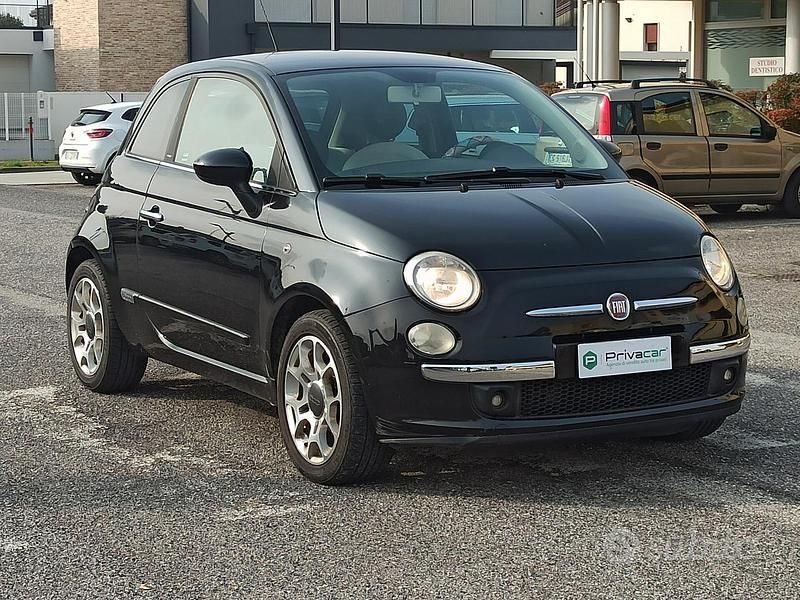Usata Fiat 500 75 CV (55 kW) 2009 Nero Cabrio