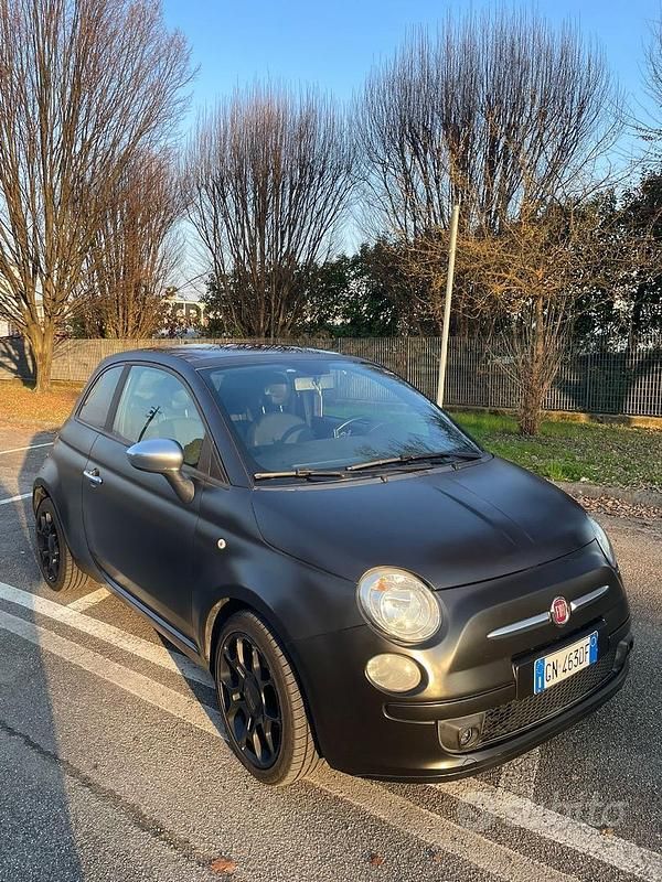 Usata Fiat 500 Lounge 69 CV (50 kW) 2011 Nero Berlina