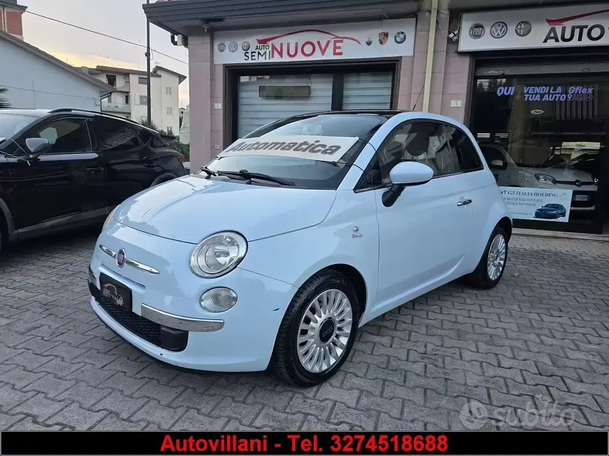 Usata Fiat 500 Lounge 69 CV (50 kW) 2009 Cabrio