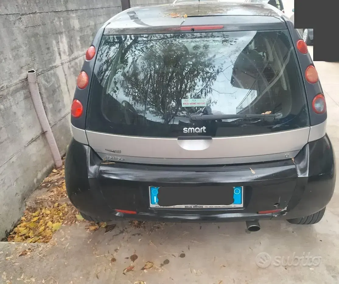 Usata Smart ForFour 75 CV (55 kW) 2004 Nero Utilitaria