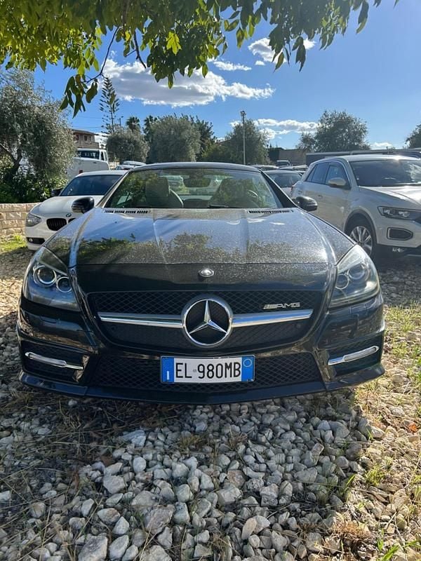 Usata Mercedes SLK200 Premium 183 CV (134 kW) 2012 Nero Cabrio