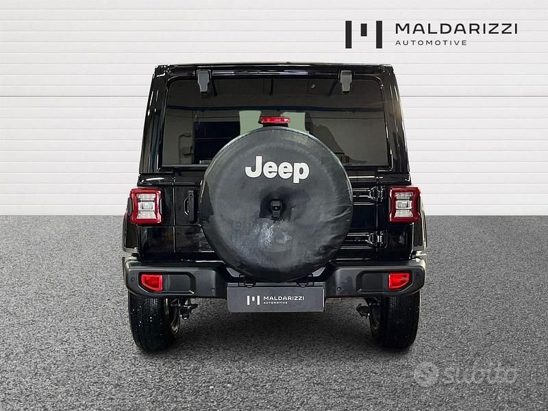 Usata Jeep Wrangler Unlimited Sahara 272 CV (200 kW) 2024 Nero SUV
