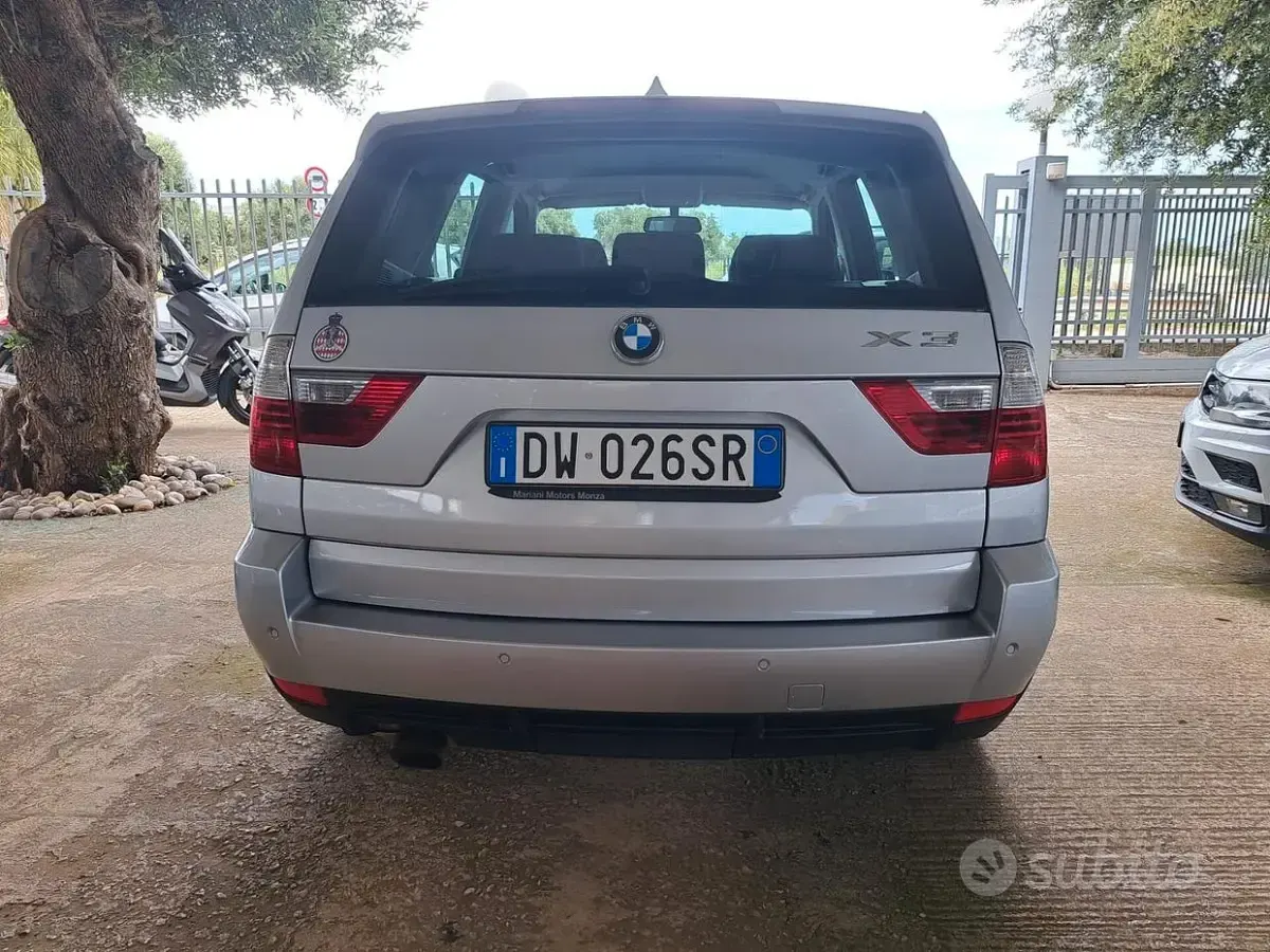 Usata BMW X3 Efficient Dynamics 177 CV (130 kW) 2009 Grigio SUV