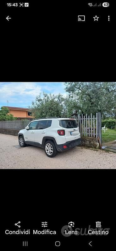 Usata Jeep Renegade 120 CV (88 kW) 2018 Bianco SUV