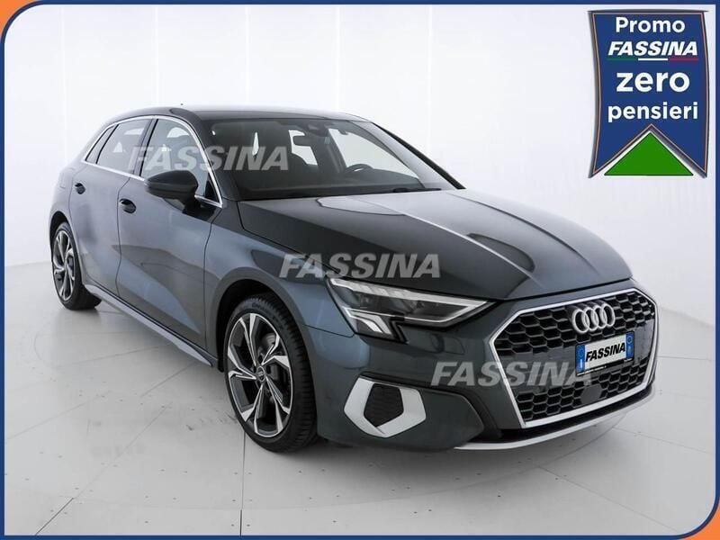 Grigio Usata 2021 Audi A3 Advanced Plus Tre volumi | 24.800 € (Ottimo prezzo) - Immagine 1/3
