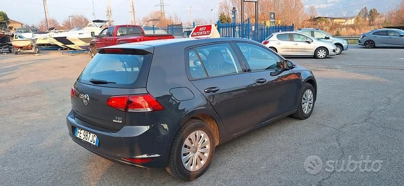 Usata VW Golf VII Trendline 86 CV (63 kW) 2016 Grigio Berlina