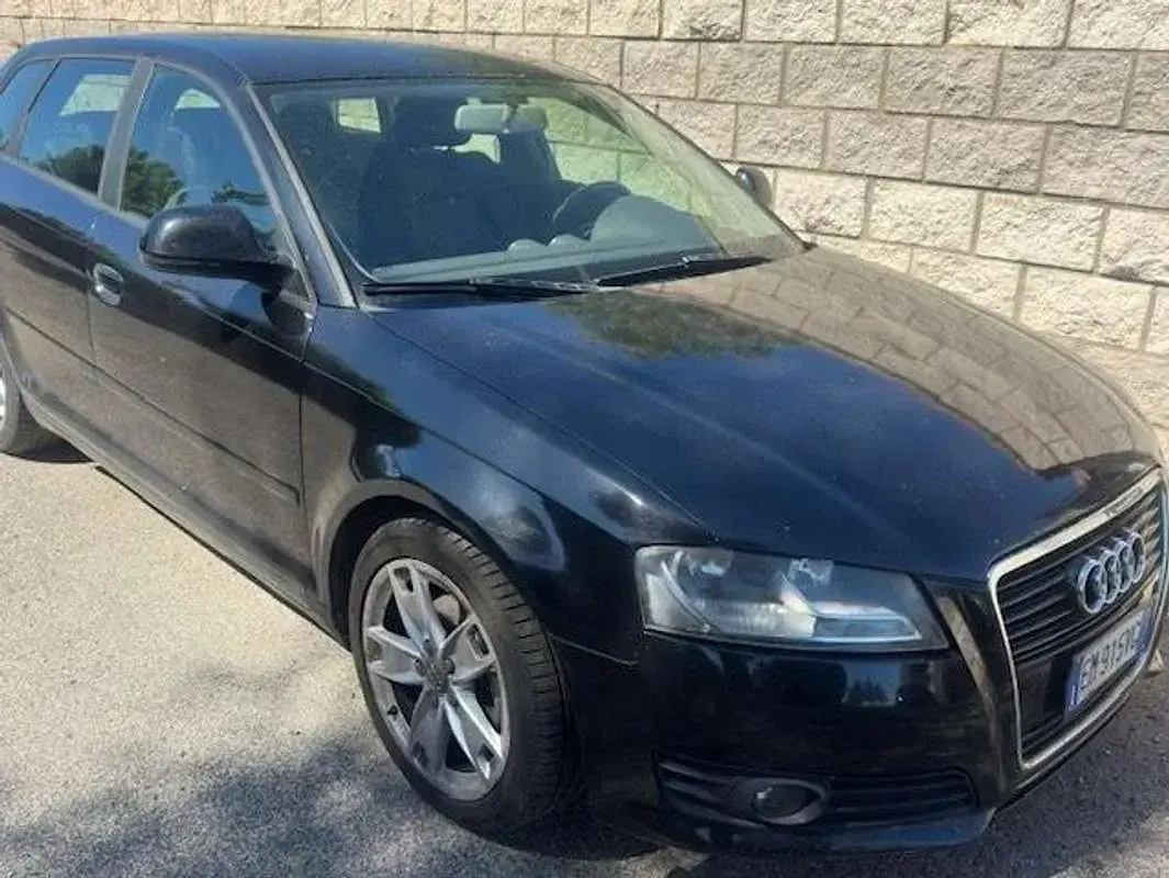 Usata Audi A3 Ambition 140 CV (102 kW) 2009 Nero Utilitaria