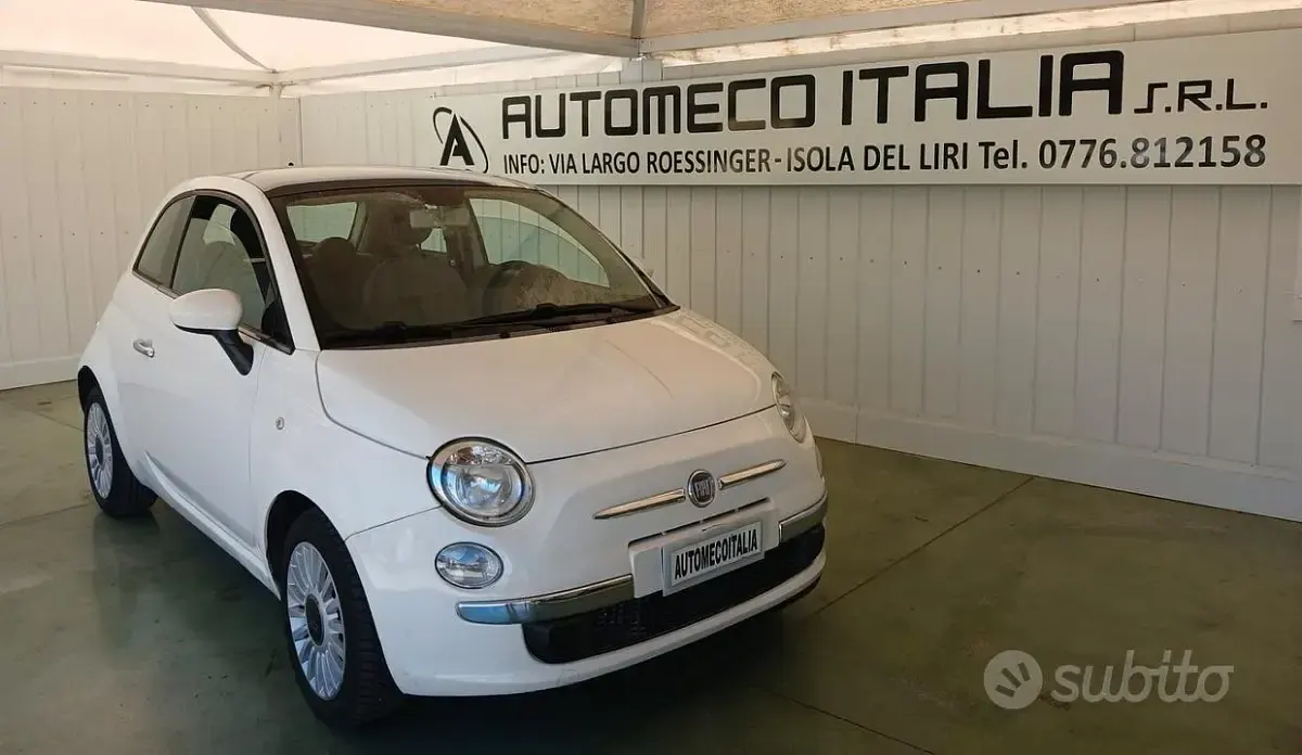 Usata Fiat 500 Lounge 69 CV (50 kW) 2009 Cabrio