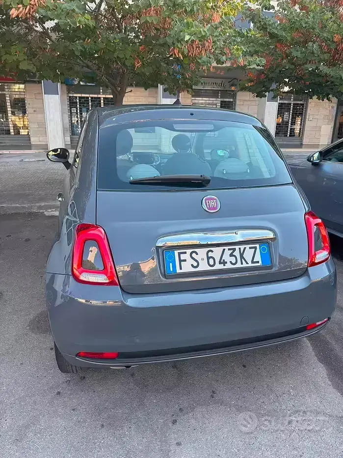 Usata Fiat 500 Lounge 69 CV (50 kW) 2018 Bluazzurro Berlina